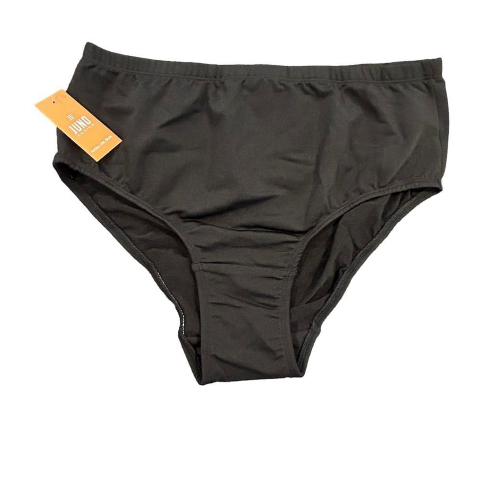 Juno High Waist Bikini Swim Bottoms Women's Size 1X Black NWT